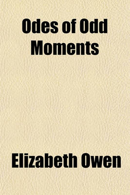 Book cover for Odes of Odd Moments