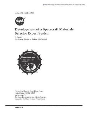 Book cover for Development of a Spacecraft Materials Selector Expert System