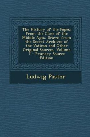 Cover of The History of the Popes