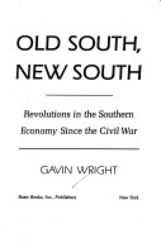 Cover of Old South, New South