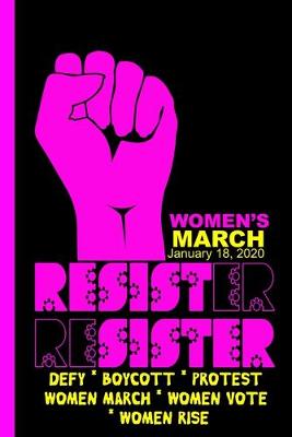 Book cover for RESISTer reSISTER - Women's March 2020