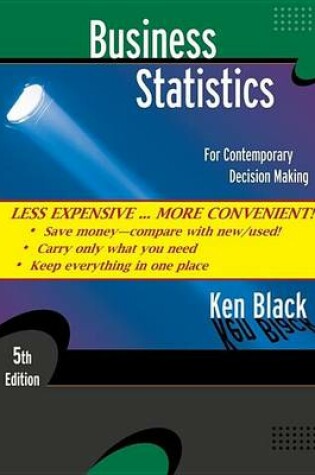 Cover of Business Statistics, Binder Ready Version