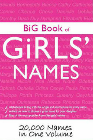 Cover of Big Book of Girl's Names