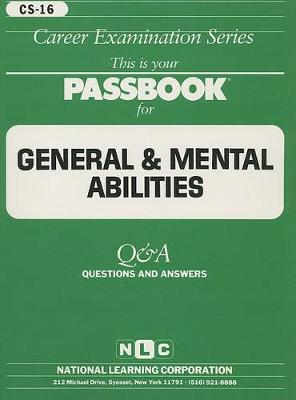 Book cover for GENERAL AND MENTAL ABILITIES