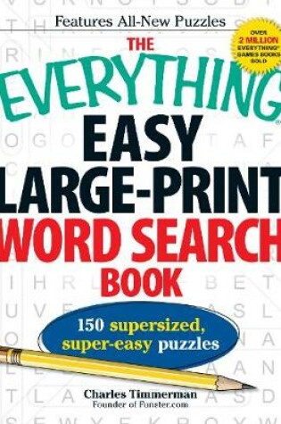 Cover of The Everything Easy Large-Print Word Search Book