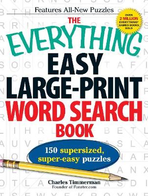 Cover of The Everything Easy Large-Print Word Search Book