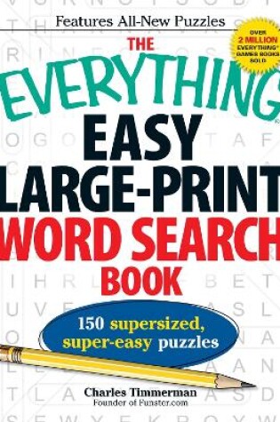 Cover of The Everything Easy Large-Print Word Search Book