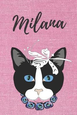 Book cover for Personalisiertes Notizbuch - Katze Milana
