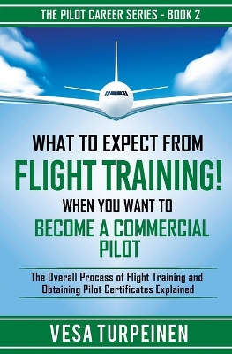 Book cover for What to Expect from Flight Training! When You Want to Become a Commercial Pilot