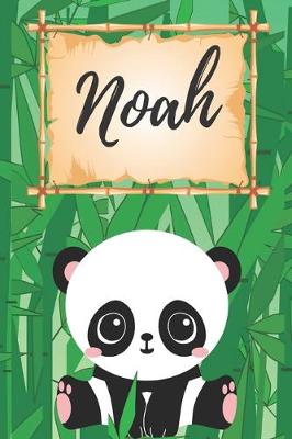 Book cover for Noah Notizbuch Panda / Malbuch / Kritzelbuch / Tagebuch / Journal / DIN A5 / Geschenke