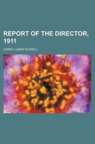 Cover of Report of the Director, 1911