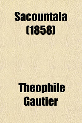 Book cover for Sacountala (1858)