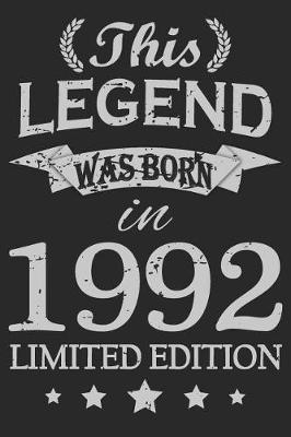 Book cover for This Legend Was Born In 1992