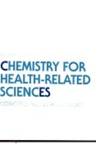 Cover of Chemistry for Health-Related Sciences