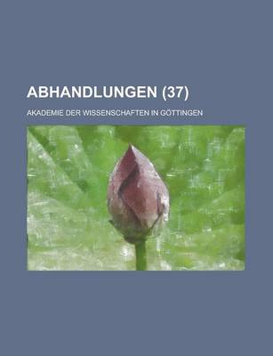 Book cover for Abhandlungen (37)