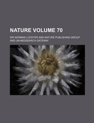 Book cover for Nature Volume 70