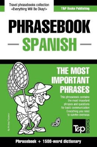 Cover of English-Spanish phrasebook and 1500-word dictionary