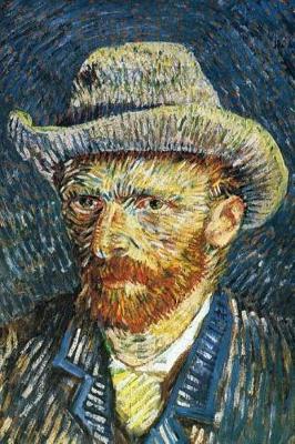 Book cover for Vincent Van Gogh Self Portrait with A Felt Hat Journal