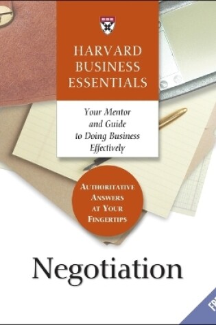 Cover of Negotiation