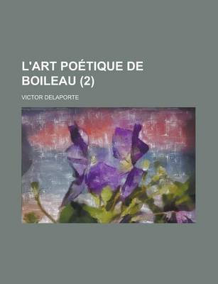 Book cover for L'Art Poetique de Boileau (2 )