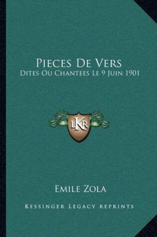 Cover of Pieces de Vers