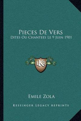 Book cover for Pieces de Vers