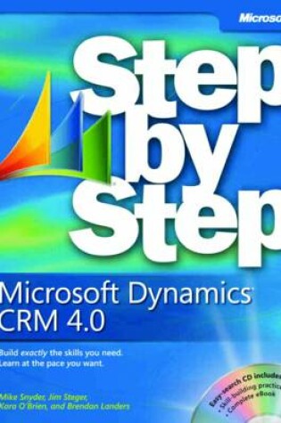 Cover of Microsoft Dynamics CRM 4.0 Step by Step