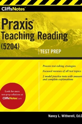 Cover of CliffsNotes Praxis: Teaching Reading