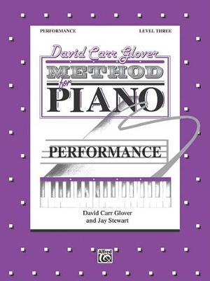 Book cover for Glover Method:Performance, Level 3