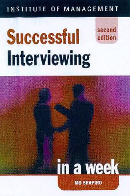 Book cover for Successful Interviewing in a Week