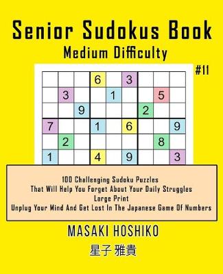 Book cover for Senior Sudokus Book Medium Difficulty #11