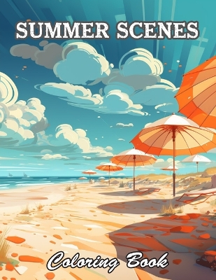 Book cover for Summer Scenes Coloring Book