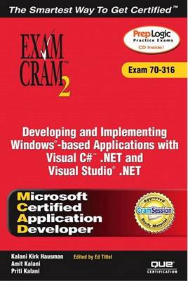 Cover of McAd Developing and Implementing Windows-Based Applications with Microsoft Visual C#