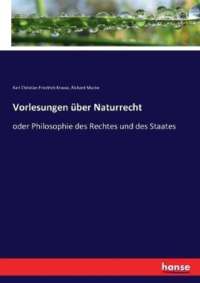 Book cover for Vorlesungen uber Naturrecht