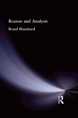 Cover of Reason and Analysis