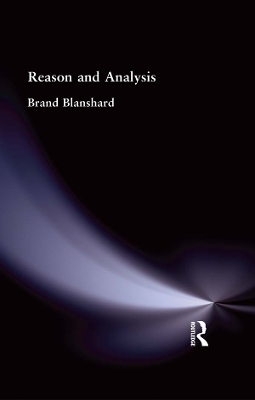 Cover of Reason and Analysis