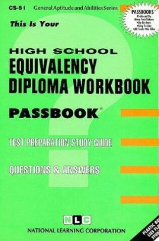 Cover of HIGH SCHOOL EQUIVALENCY DIPLOMA WORKBOOK