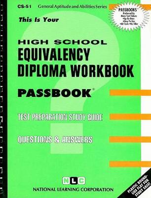 Book cover for HIGH SCHOOL EQUIVALENCY DIPLOMA WORKBOOK