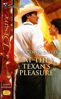 Book cover for At the Texan's Pleasure