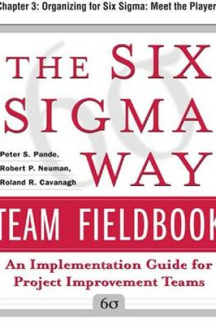 Cover of The Six SIGMA Way Team Fieldbook, Chapter 3 - Organizing for Six SIGMA Meet the Players