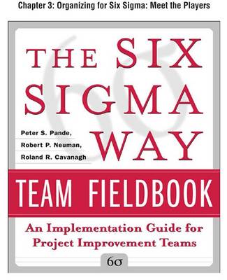 Book cover for The Six SIGMA Way Team Fieldbook, Chapter 3 - Organizing for Six SIGMA Meet the Players