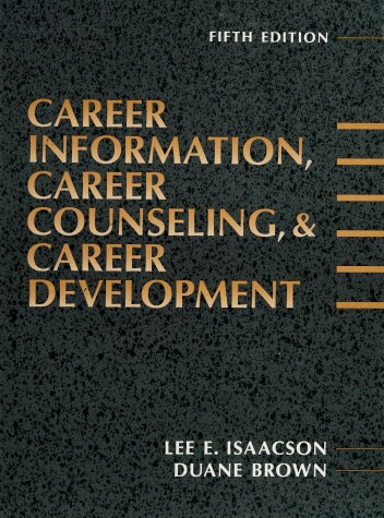 Book cover for Career Information Career Counseling