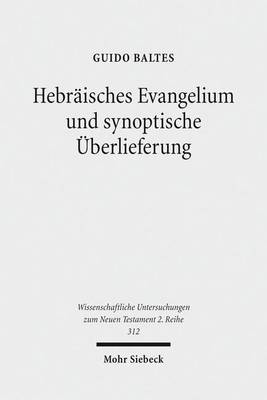 Cover of Hebraisches Evangelium und synoptische UEberlieferung