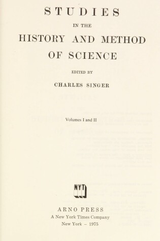 Cover of History of Embryology