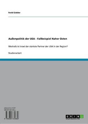 Book cover for Aussenpolitik Der USA - Fallbeispiel Naher Osten