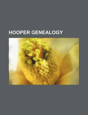 Book cover for Hooper Genealogy