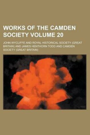 Cover of Works of the Camden Society Volume 20