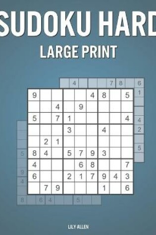 Cover of Sudoku Hard Large Print