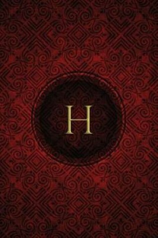 Cover of Monogram "h" Blank Book