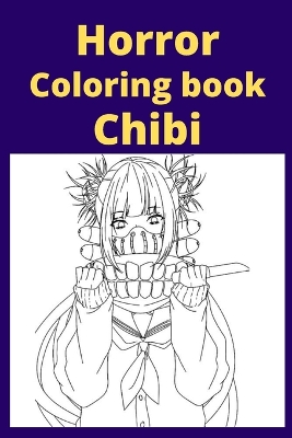 Book cover for Horror Coloring book Chibi